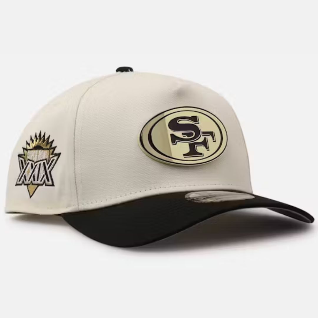 海外限定】New Era 9FORTY A-frame San Francisco 49ers Metal Badge