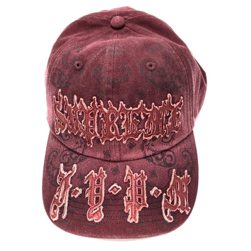 中古】Supreme Leather Applique キャップ 赤 シュプリーム[91