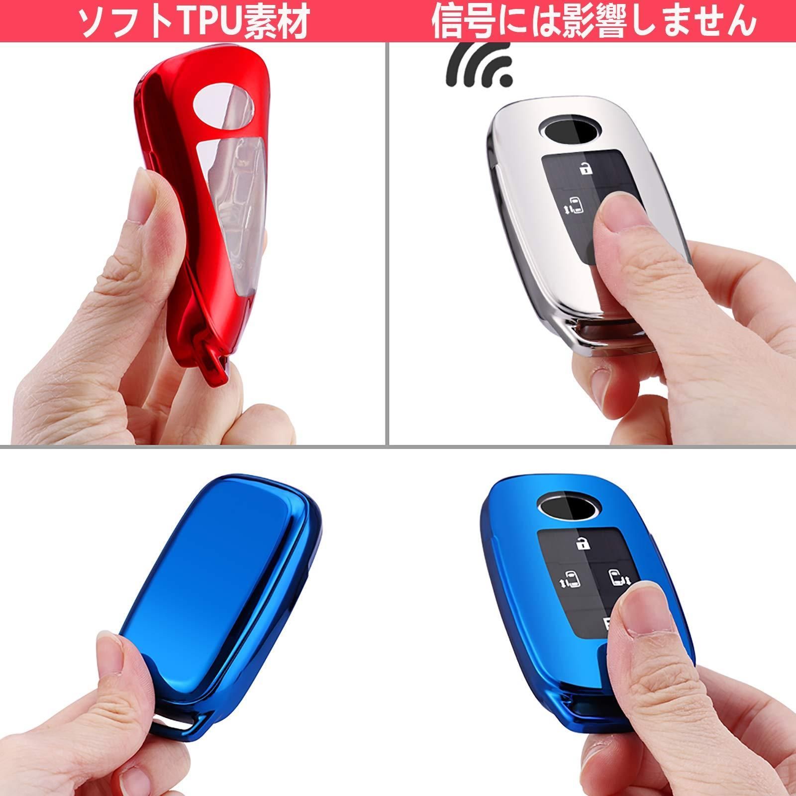 パープルブラック スマートキーケース トヨタ ライズ RAIZE ダイハツ ロッキー ROCKY 新型タフト TAFT専用,優質なTPU材料を使用して、耐衝撃、スクラッチ防止、でファッションなスマートキーホルダー  -パープルブラック - メルカリ