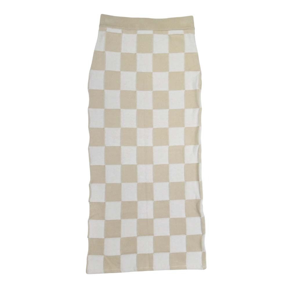 ロングスカート セミタイトシルエット