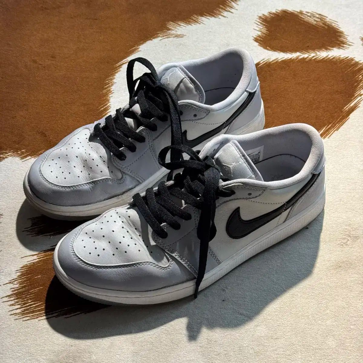 NIKE ナイキ ジョーダン 1 ロー ゴルフ ウルフ グレー 275