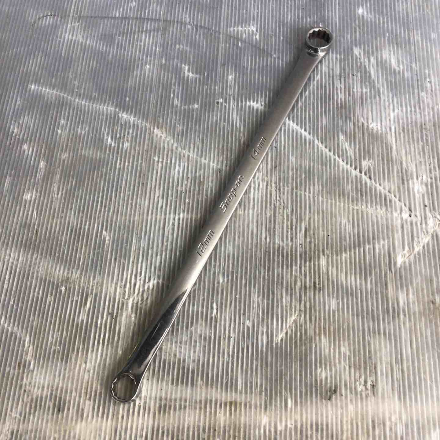 スナップオン ストレートメガネレンチ 0° オフセットヘッド 12ポイント 