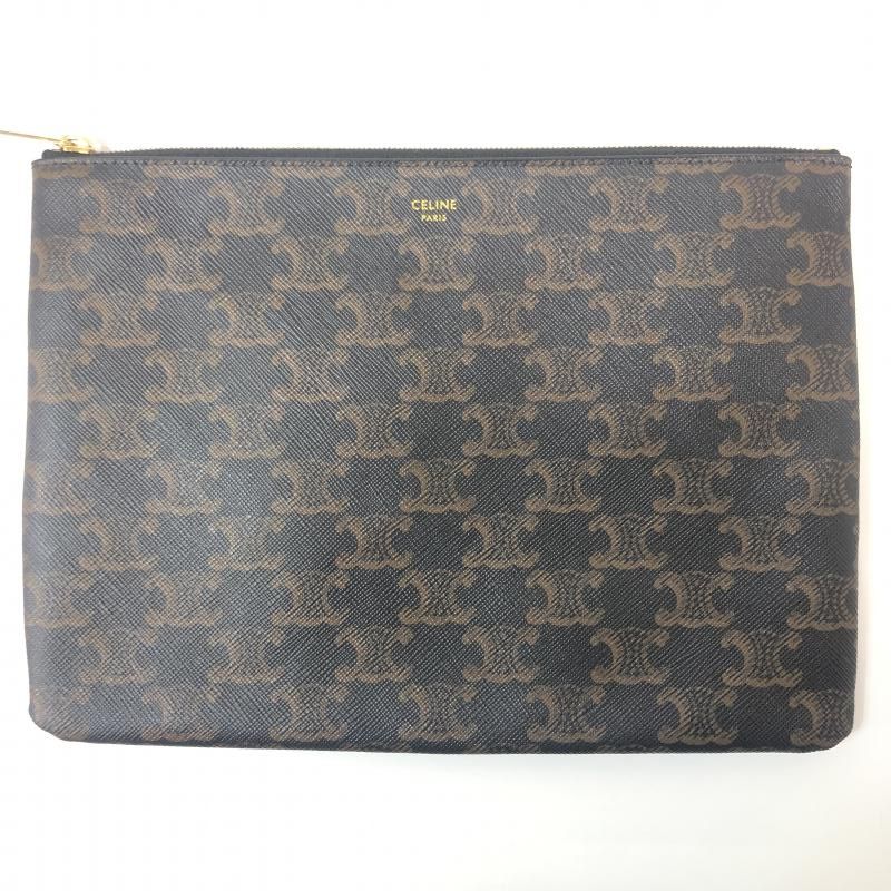 【中古】CELINE トリオンフ クラッチバッグ　セリーヌ[66]