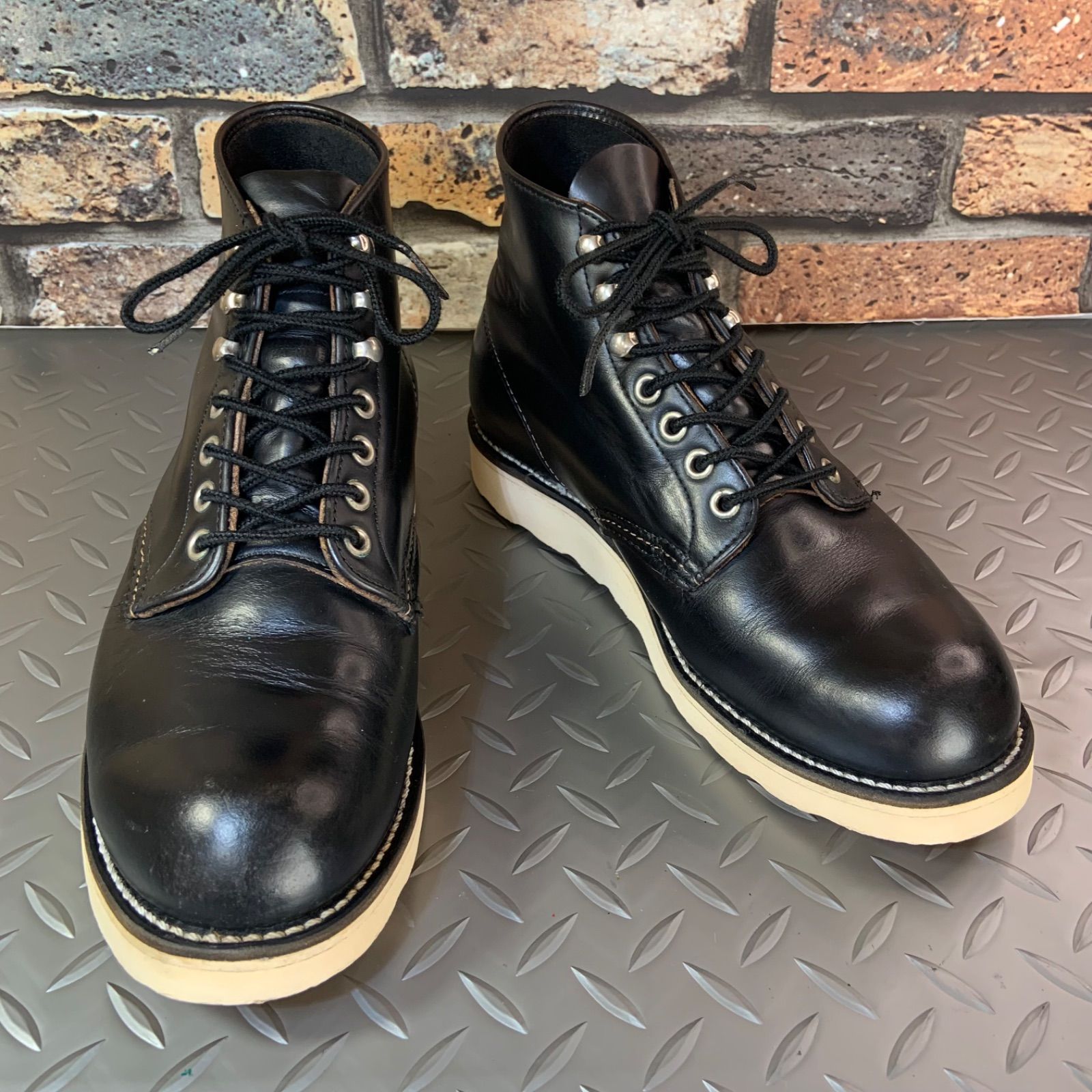 ☆REDWING 8165 ワークブーツ 刺繍羽タグ 1997年製 US7D JP25