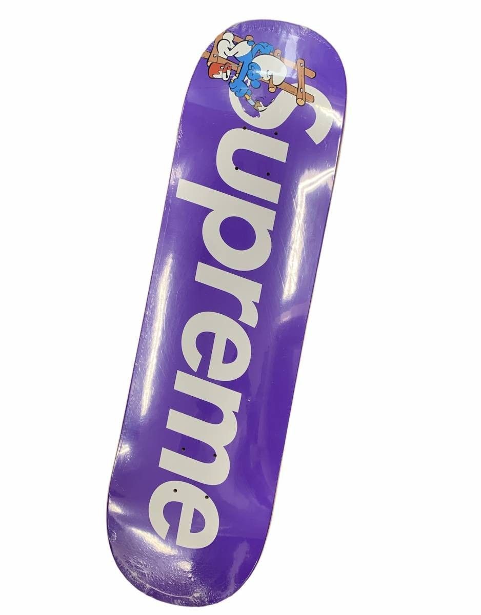 Supreme Smurfs Skateboard Purple
