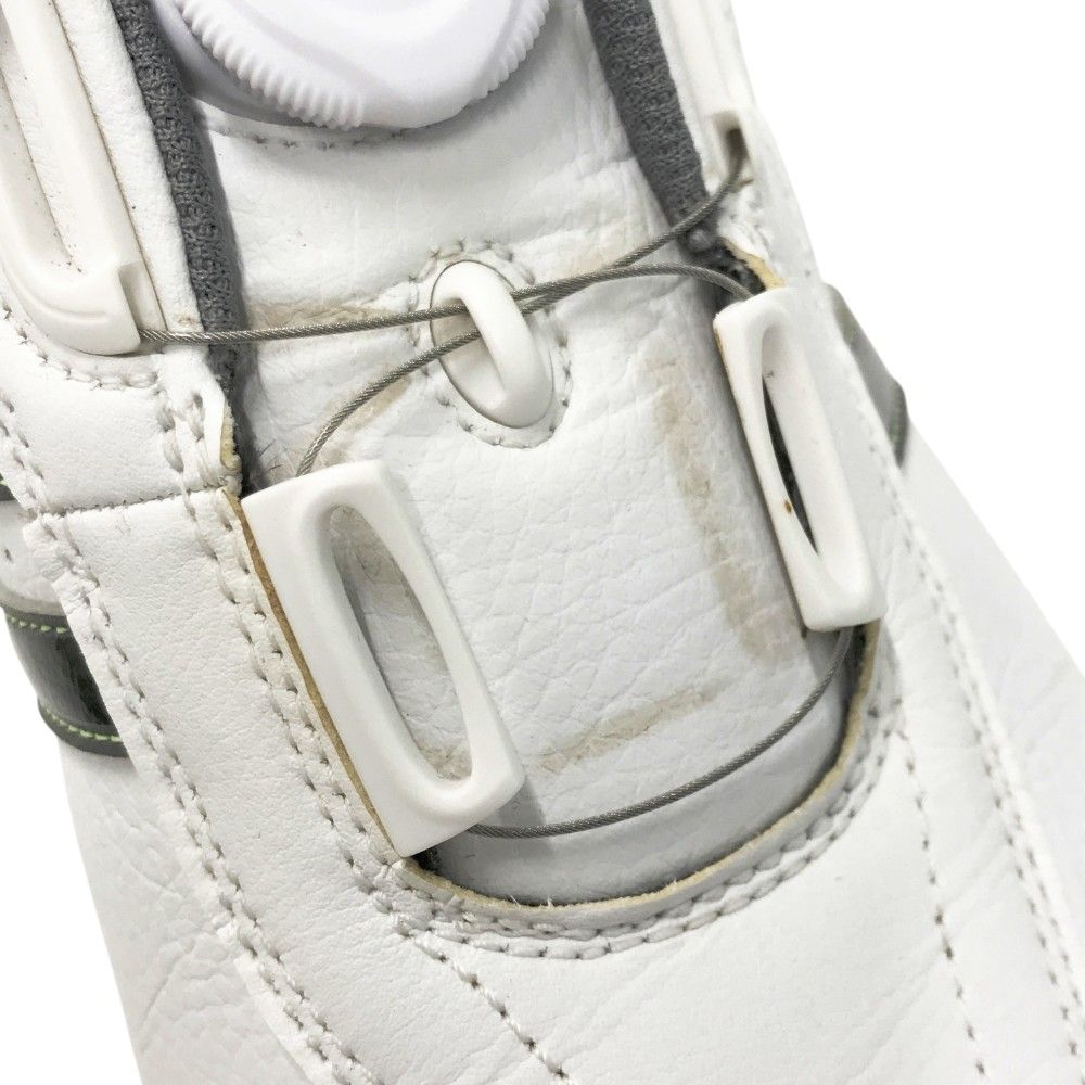 【即決】adidas GOLF アディダスゴルフ F33215 360 Traxion ボア ゴルフシューズ ホワイト系 26.0 [240001273614]【中古】メンズ ADIDAS GOLF アディダスゴルフ F33215 traxion boa ゴルフシューズ