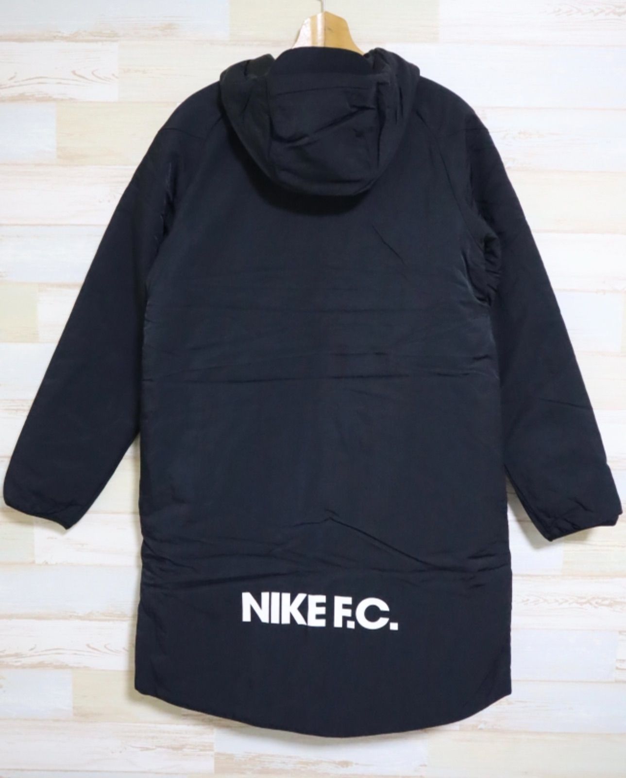 ナイキ FC NIKE FC サッカーウェア メンズ ベンチコート ブラック - 型