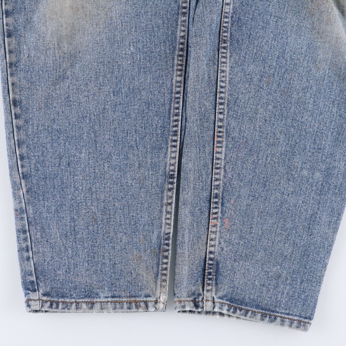 テーパードデニムパンツ