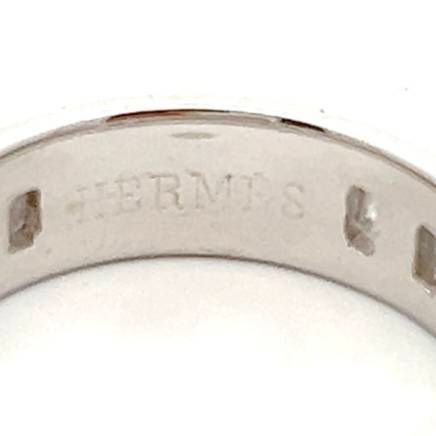 HERMES エルメス リング ヘラクレス 750刻印 K18WG 7.5号 Hermès エルメス K18WG(750刻印) ヘラクレス リング - メルカリ