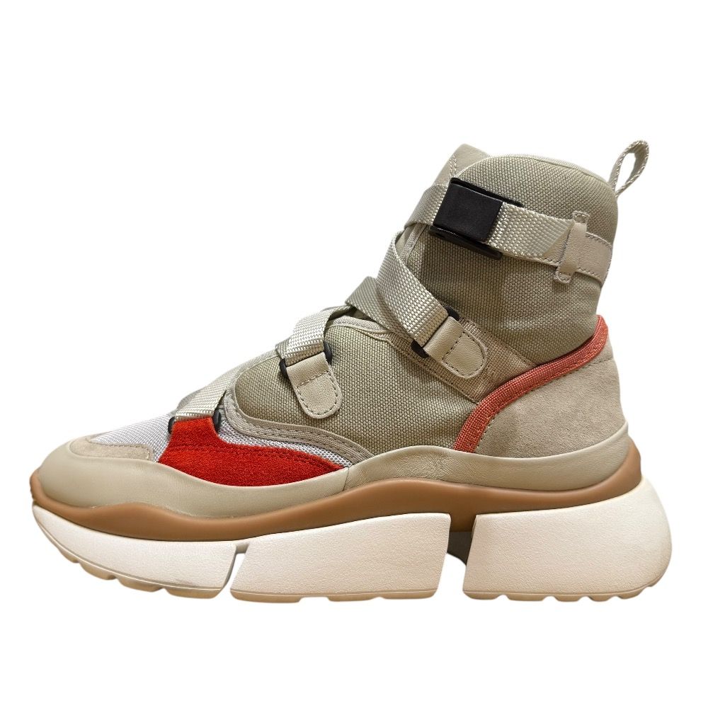 美品 Chloe クロエ SONNIE HIGH ソニーハイ クロスストラップ 