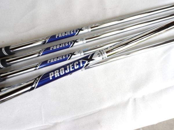 ダンロップ スリクソン-SRIXON- ZXi 7 アイアン プロジェクトX リシャフト 5本 5.0