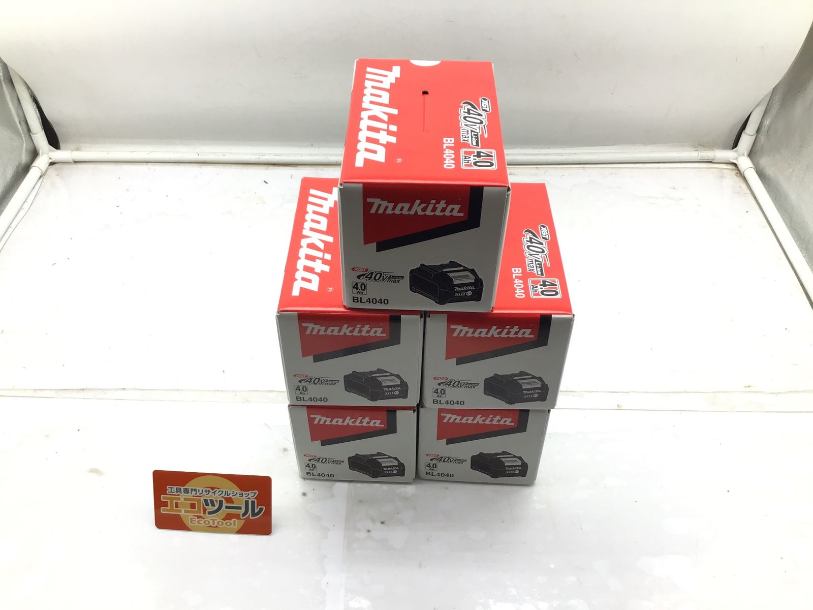 ♥ Makita|マキタ 40vmax 4.0Ahバッテリー5個セット BL4040 ITNFNJ8Z96NW エコツール笠寺店 M02