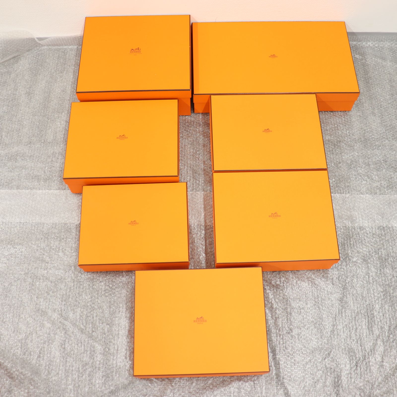 ITNM0XVGKC エルメス ブランド 箱 BOX 保存袋 純正 空き箱 オレンジ