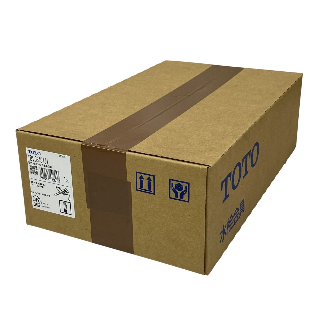 TOTO TBV03401J1 浴室用 壁付サーモスタット混合栓 コンフォートウエーブ T10508634