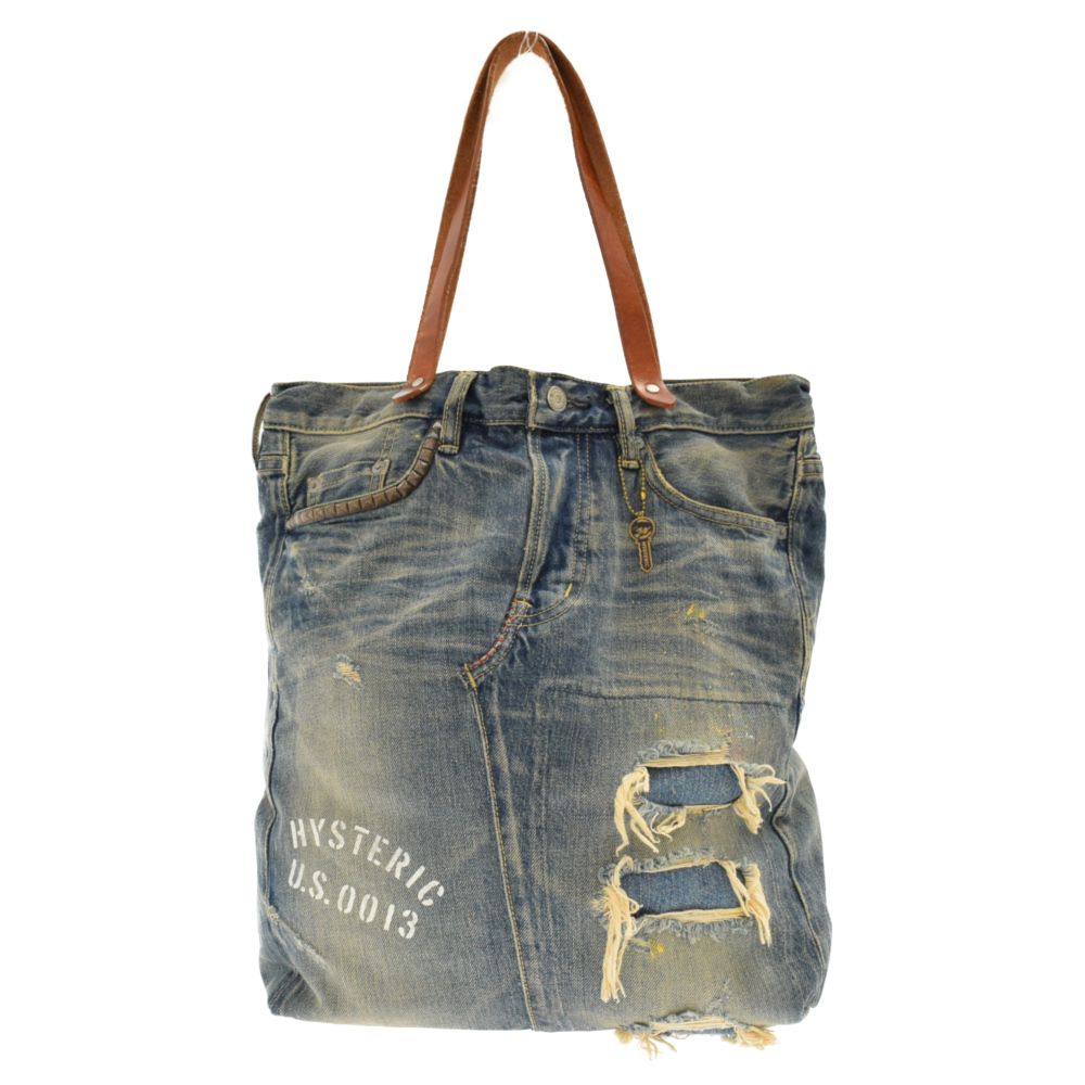 HYSTERIC GLAMOUR (ヒステリックグラマー) リメイクデニムトート