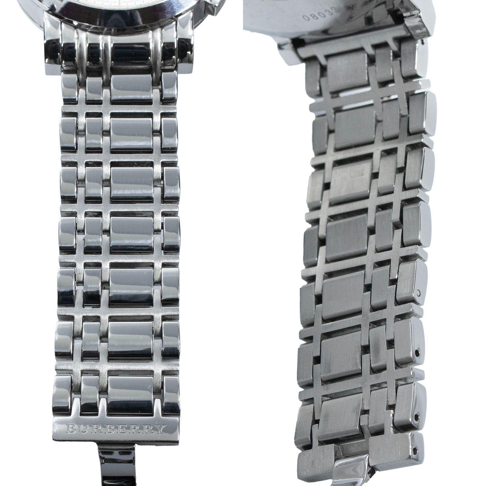 BURBERRY - ITCHFH5QDWLC BURBERRY バーバリー BU1372 SS QZ クロノグラフ文字盤 メンズ クォーツ 腕時計  ウォッチ シルバーの通販 by ブランドハンズ｜バーバリーならラクマ