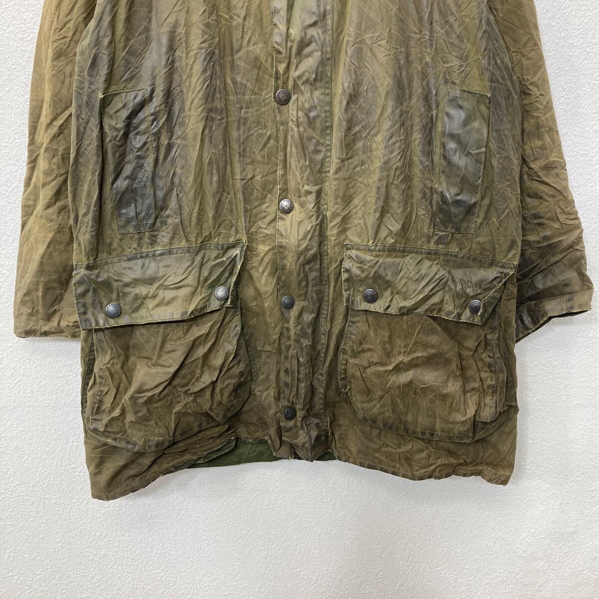 Barbour バブアー ナー オイルドジャケッ 90s相当 英国製 サイズ40 97年製 90年代 英国製 Barbour INTERNATIONAL SUIT バブアー