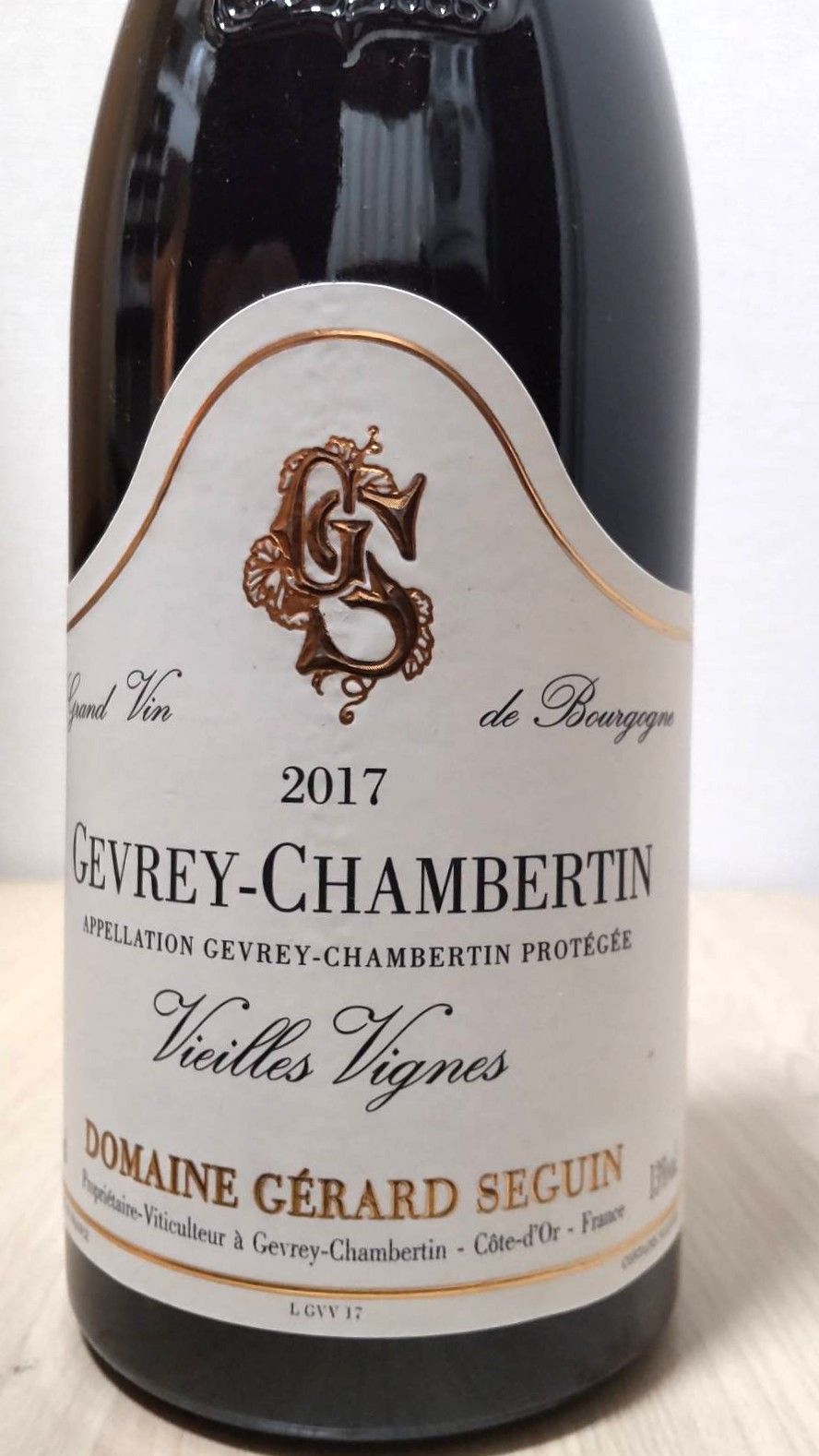 ジュヴレ シャンベルタン ヴィエーユ ヴィーニュ2017 飲み頃ジュヴレ🍷 】 2017 ジュヴレ シャンベルタン ヴィエイユ