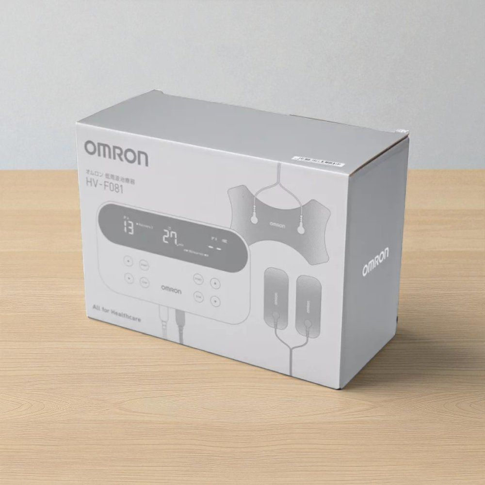 OMRON オムロン 低周波治療器 HV-F081 マイクロカレント搭載 肩 腰 足 筋肉疲労 疲労回復 血行促進
