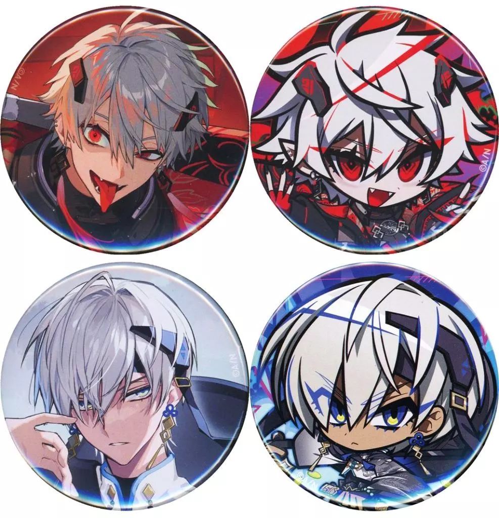 新作登場，限定SALE 【中古】バッジ・ビンズ 全4種セット 缶バッジ NIJISANJI Battle Mode Type：Kuzuha＆Ibrahim 「バーチャルYouTuber にじさんじ」 にじさんじオフィシャルストア対象商品購入特典 ピンズ・ピンバッジ・缶バッジ