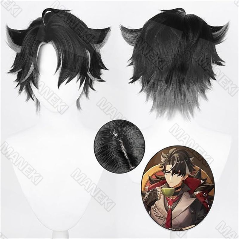 正規店仕入れの 原神 アクセサリー げんしん リオセスリのウィッグコスプレ Cosplay Costume