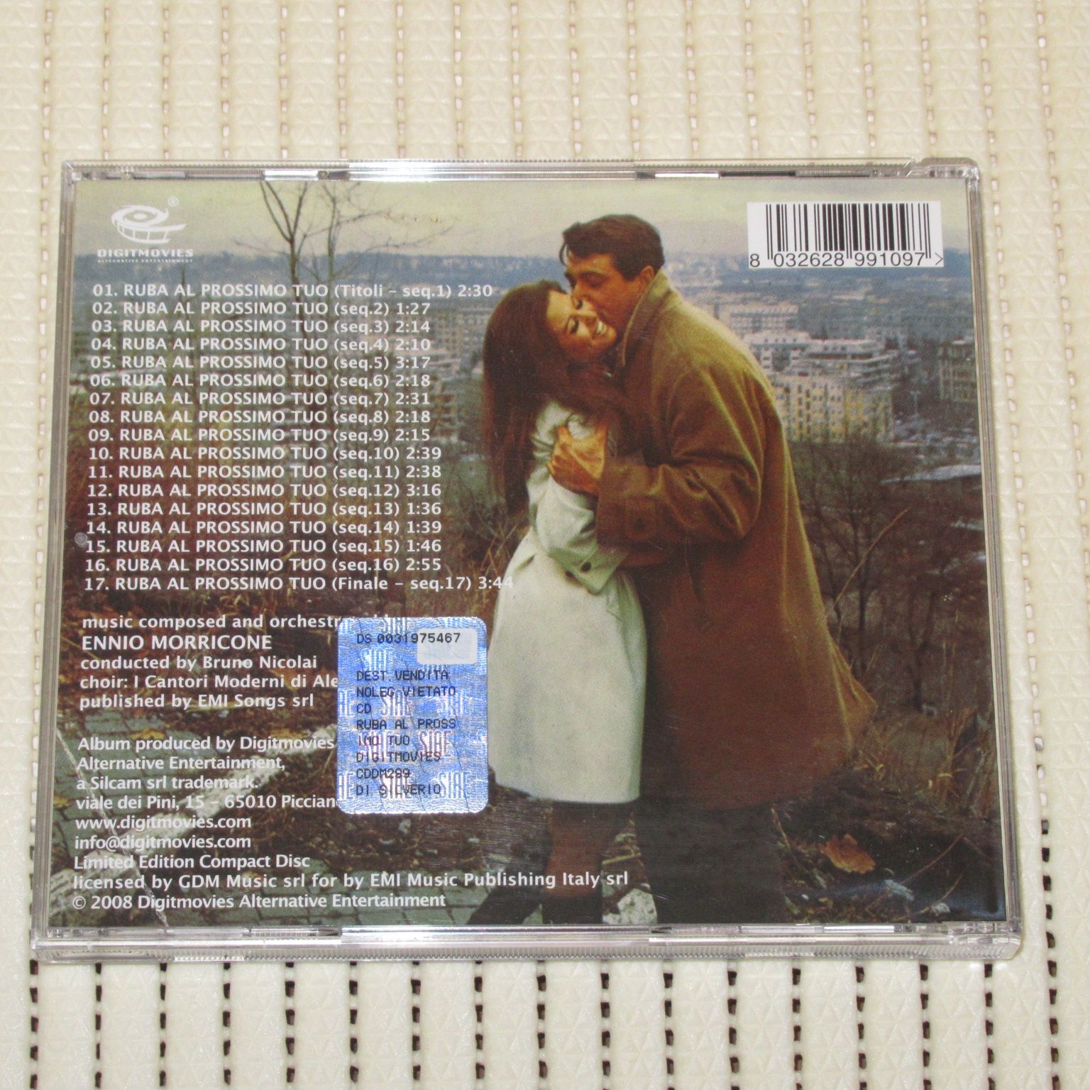 CD ENNIO MORRICONE RUBA AL PROSSIMO TUO MADE IN ITALY