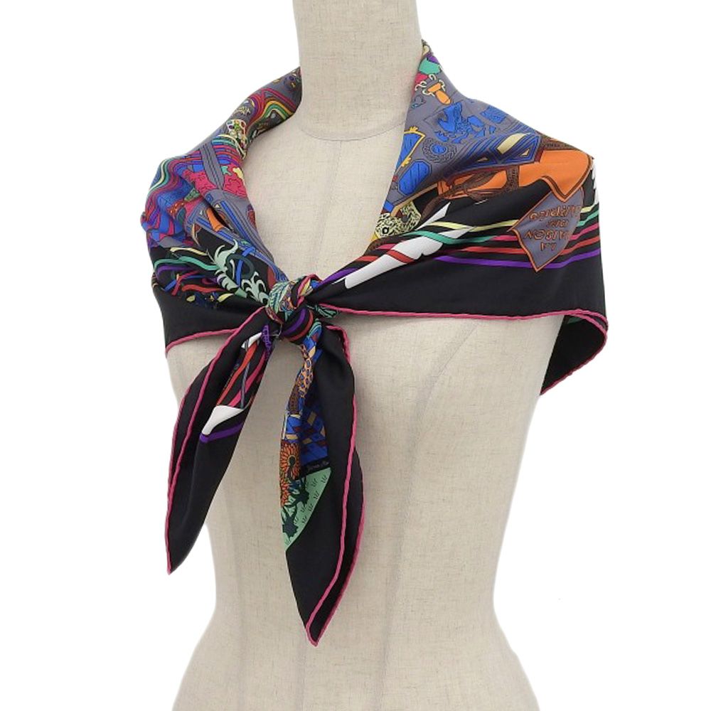 箱付超美品 エルメス HERMES La Maison des Carres メゾン デ カレ