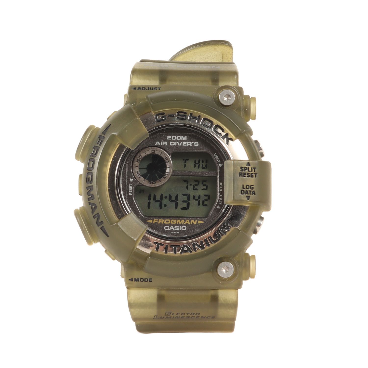 G-SHOCK ジーショック 90s DW-8200MS-8T フロッグマン メンインスモーク 腕時計 ウォッチ グレー 1998年 CASIO カシオ【メンズ】  - 腕時計(デジタル)