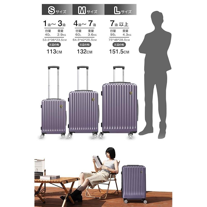 New Trip] スーツケース キャリーケース ストッパー付き 機内持ち込み