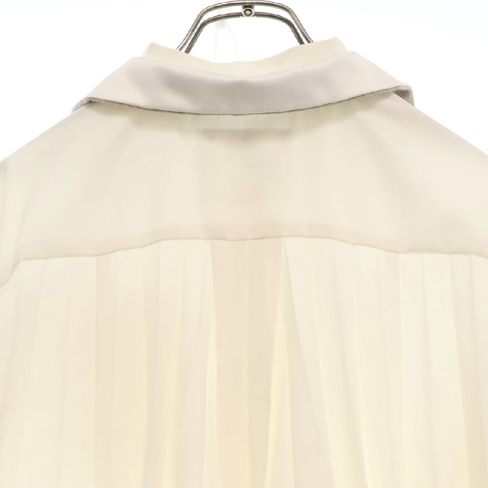 Sacai (サカイ) 21SS レイヤードデザイン バックプリーツ シャツ