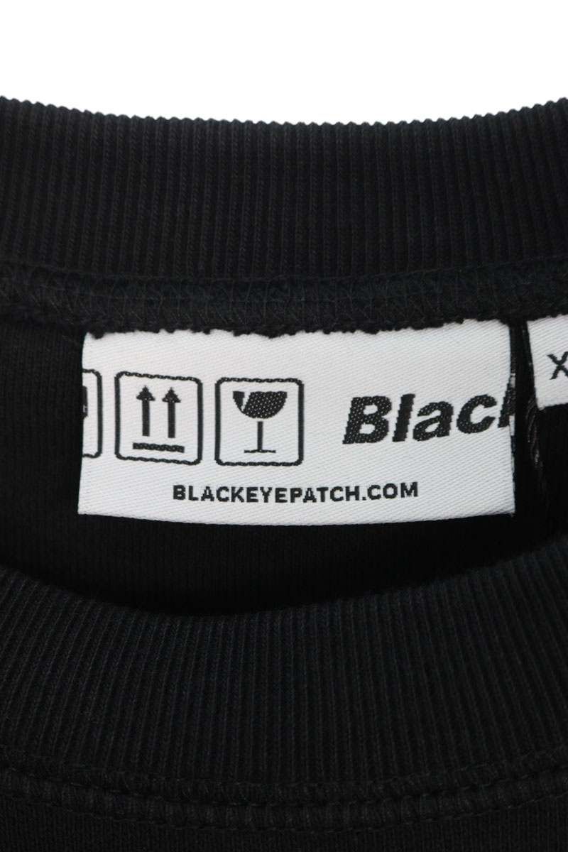 ブラックアイパッチ BEPSS21EI07 APHRODITEGANGロゴ刺繍スウェット  