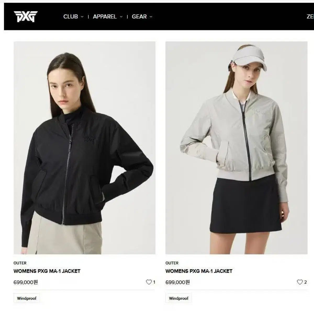 ゴルフウェア PXG