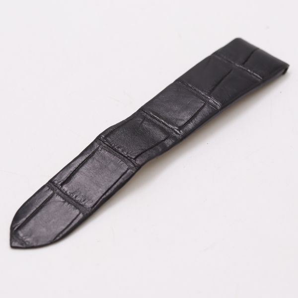 カルティエ 純正ベルト レザー ブラックカラー 21mm用 メンズ腕時計