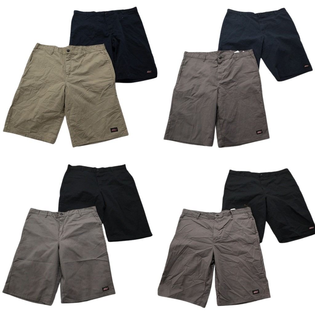 古着卸 ディッキーズ Dickies ワークショートパンツ 8枚セット メンズ 42 ネイビー ベージュ ブラック 古着 NA4865