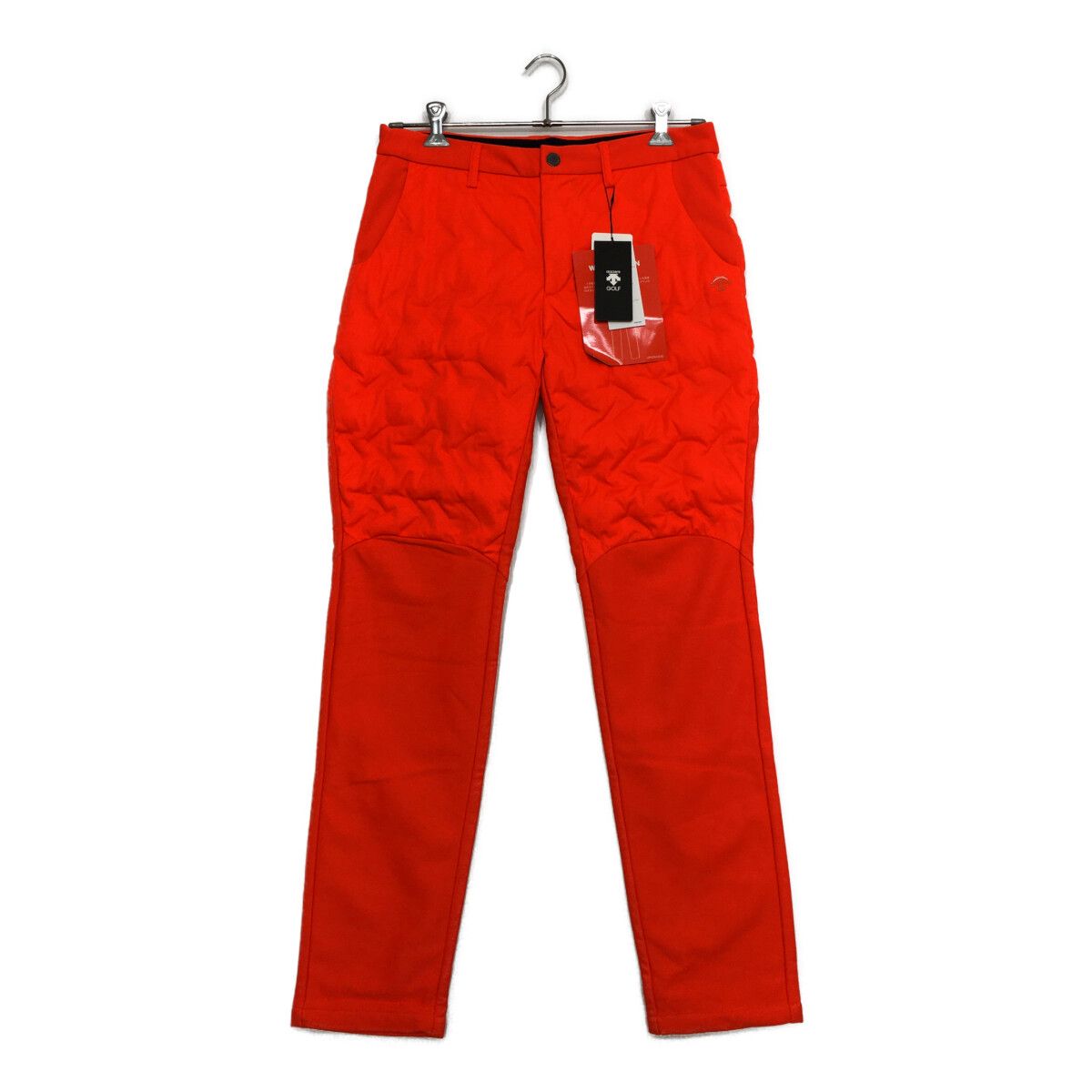 ♥品 メンズ デサントゴルフ DESCENTE GOLF パンツ O オレンジ ダウン入り 防寒 裏起毛