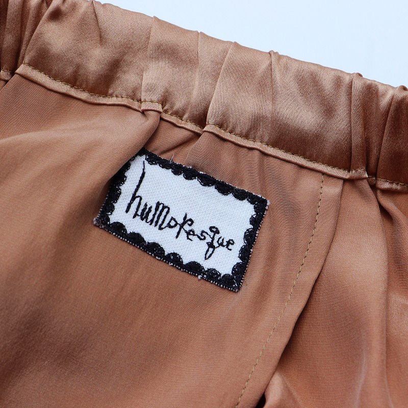 美品 定5.9万 ユーモレスク humoresque culottes (washed silk