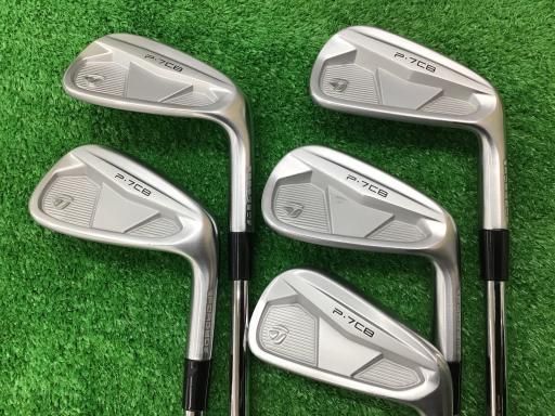  テーラーメイド Taylor Made P・7CB(2024) 5S アイアンセット IR 純正特注シャフト (フレックスS) メンズ 男性用 右利き 右用 Bランク ゴルフクラブ