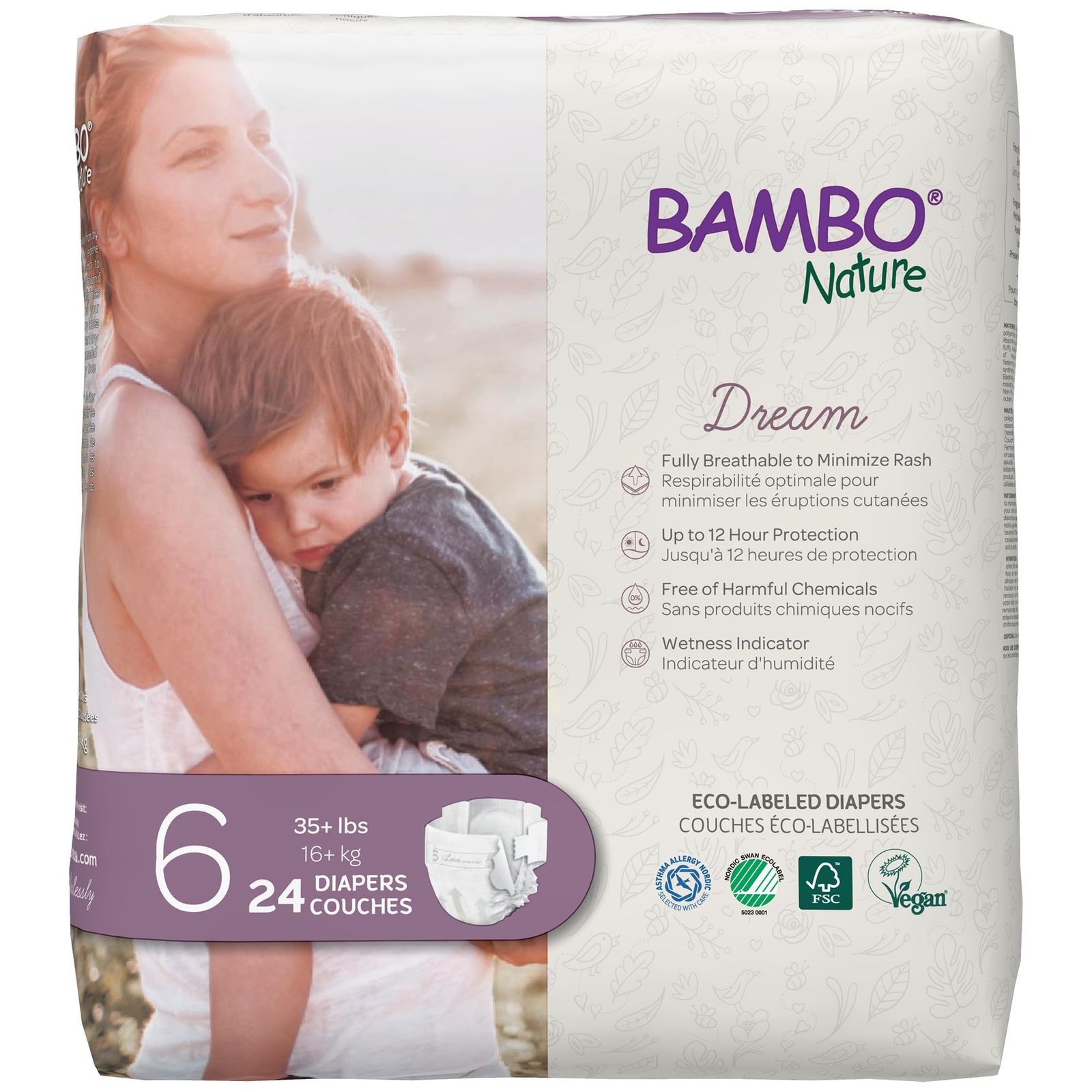 BAMBO Nature バンボネイチャー ドリーム テープタイプ XL （16kg～） 24枚入り（bn16928） 