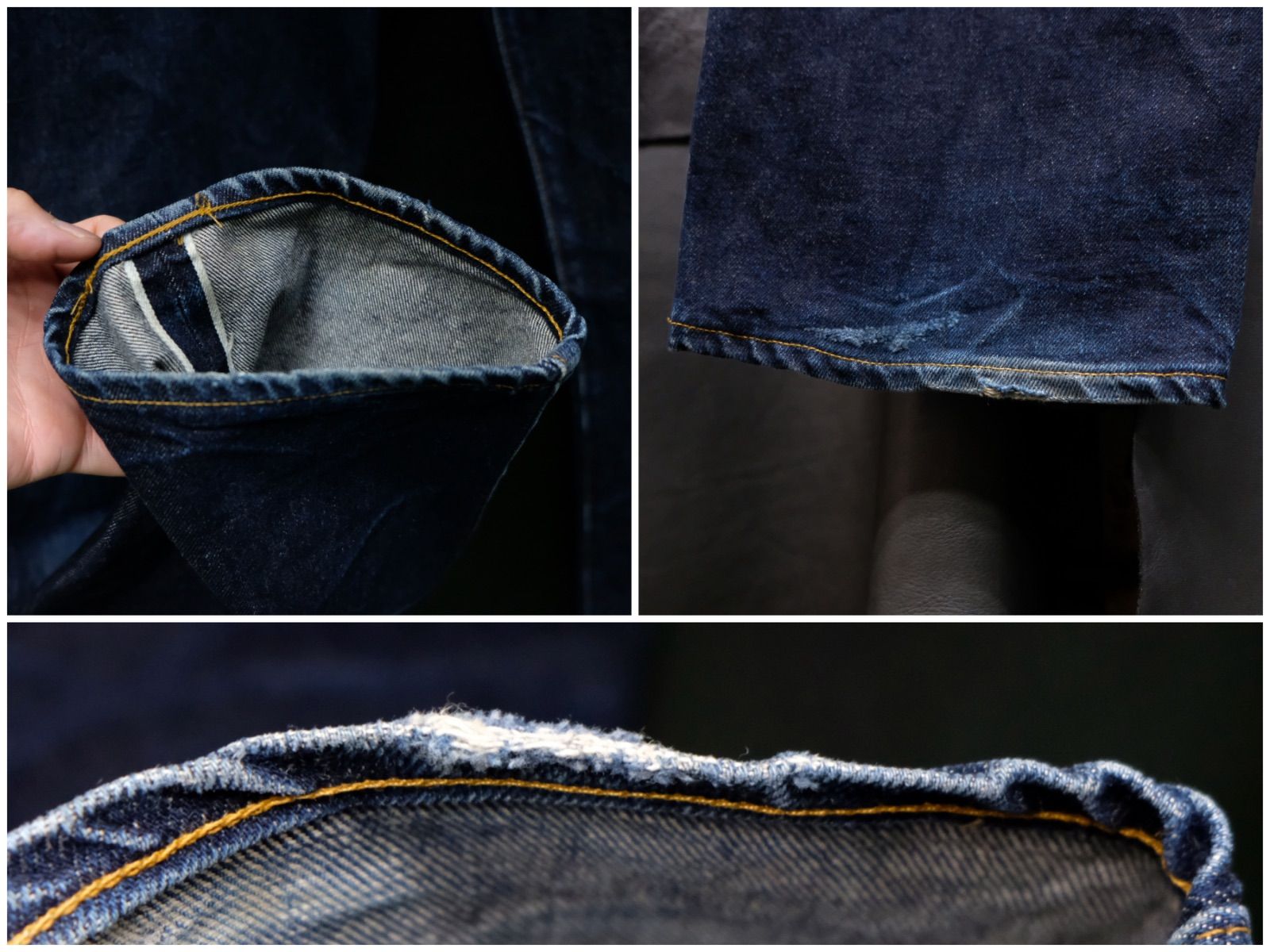 90's 米国製 LEVI'S 501XX バレンシア工場製 赤耳 ビッグE 濃紺 W30/約