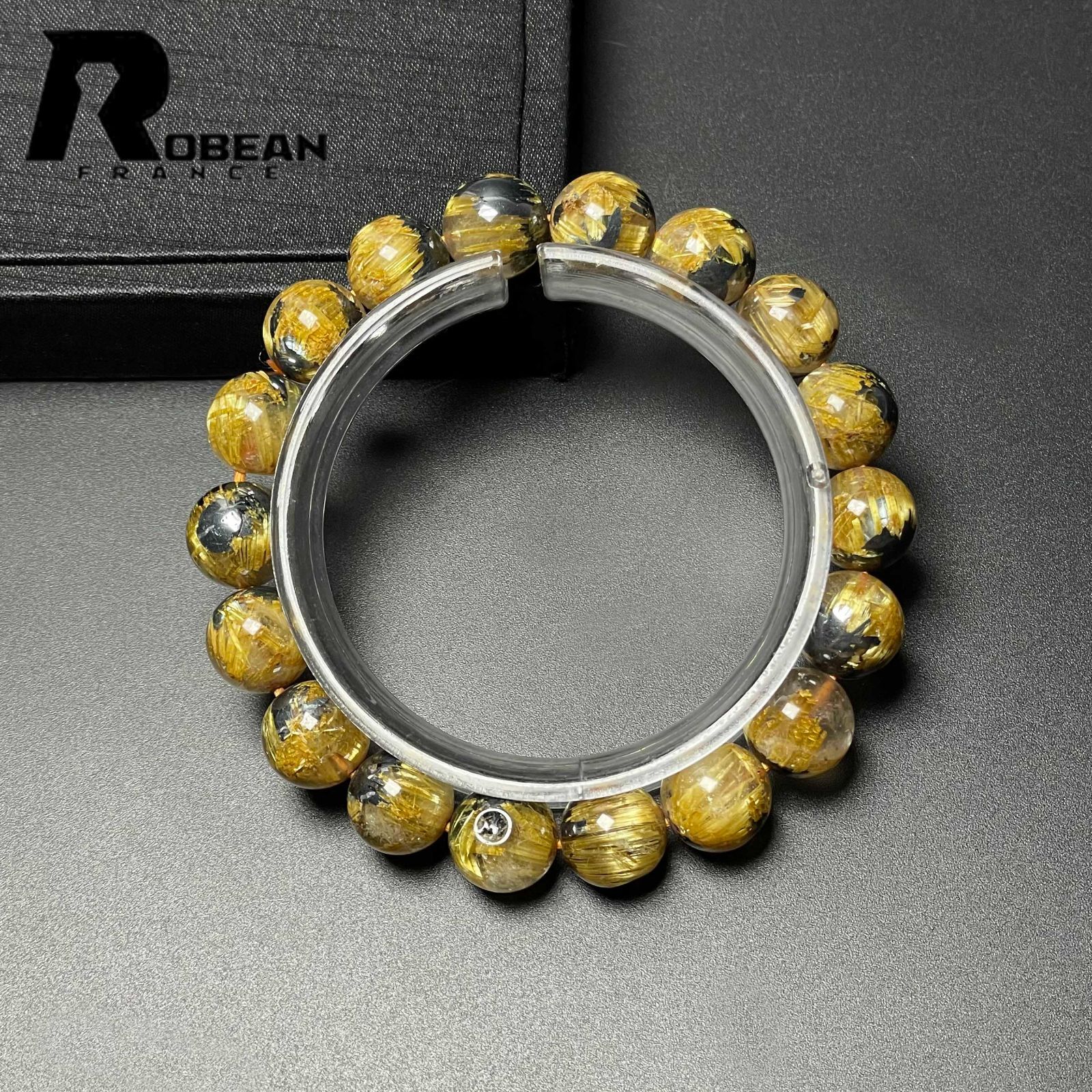 上品 EU製 定価13万円☆ROBEAN・太陽花タイチンルチル☆黄金針