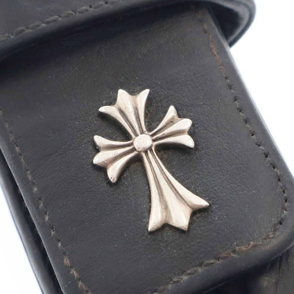 CHROME HEARTSクロムハーツ ペンケース ラージ CHROME HEARTS 新品 クロムハーツ ペンケース ブラックレザー