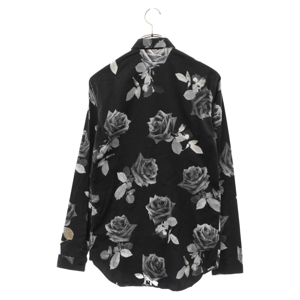 Dior HOMME (ディオールオム) 16AW ローズ総柄 長袖シャツ