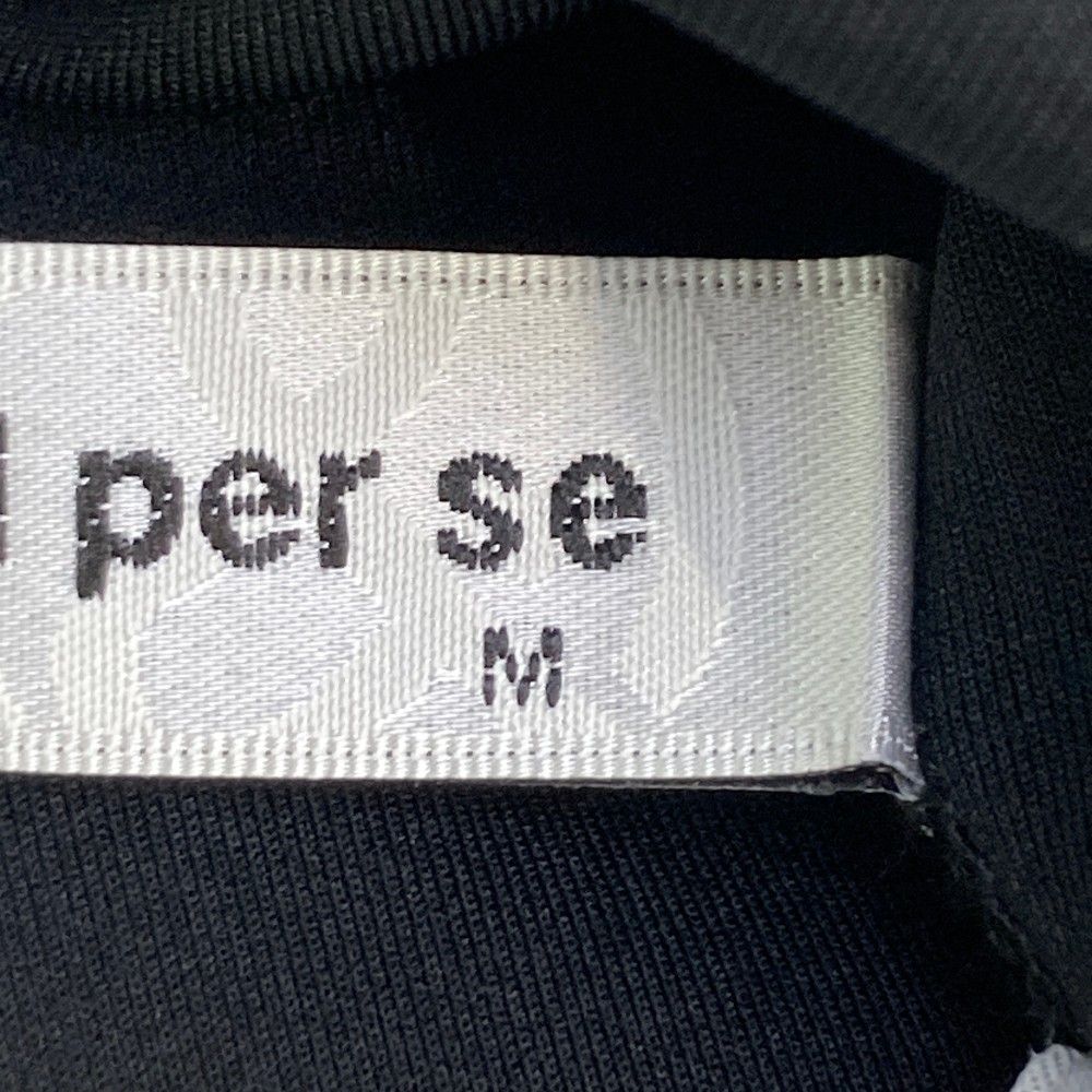 サイズ：M AND PER SE アンパスィ  モックネック 長袖スウェット プリント  ブラック系 [240101426342] ゴルフウェア メンズ ストスト サイズ：M AND PER SE アンパスィ モックネック 長袖スウェット