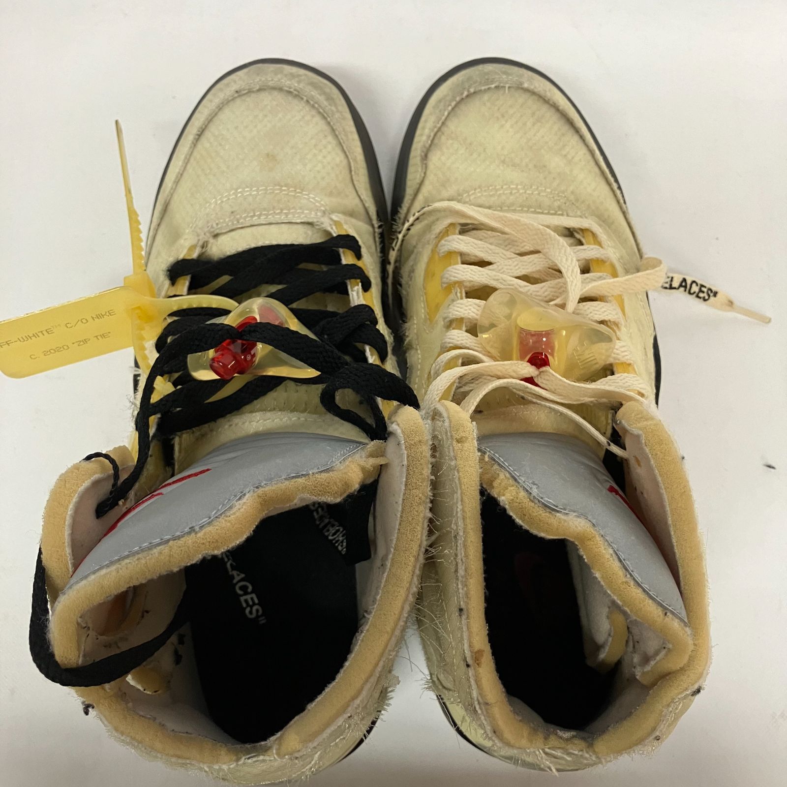 Off-White × Nike Air Jordan 5 Sail オフホワイト × ナイキ