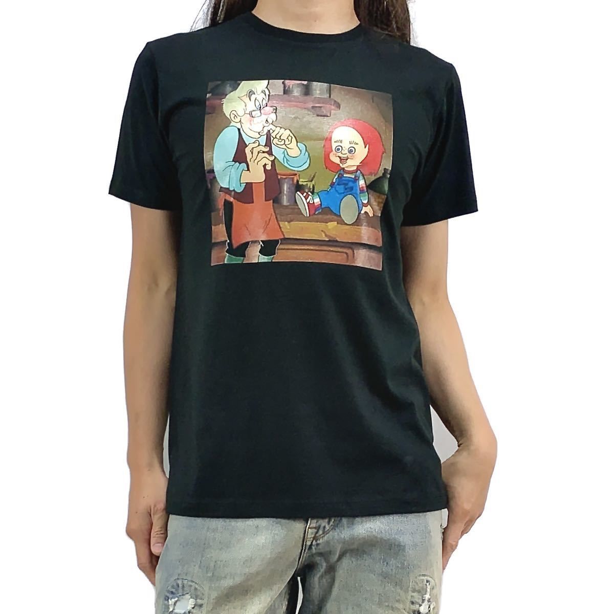 オリジナル Tシャツ チャイルドプレイ チャッキー ピノキオ グッドガイ 