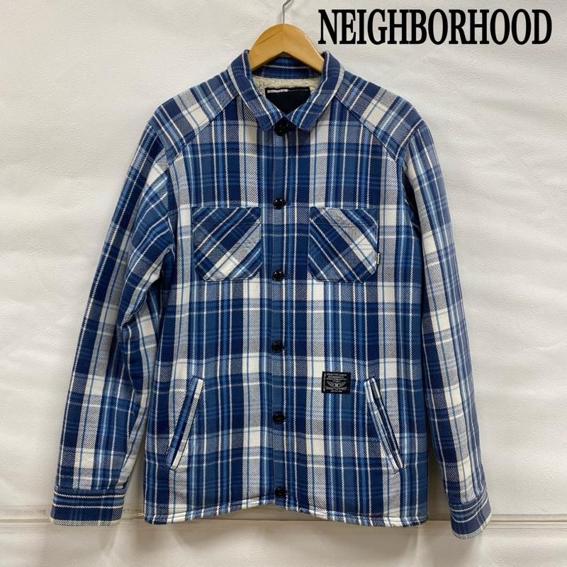 NEIGHBORHOOD ネイバーフッド ジャケット、上着 ジャンパー、ブルゾン ボア チェック シャツ ジャケット NH-JK-01