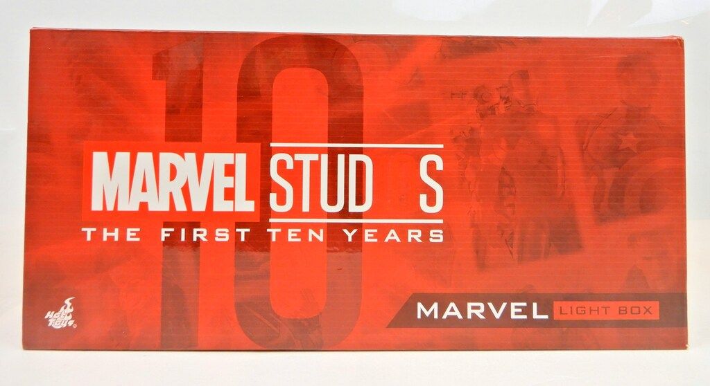 アメコミ MARVEL LIGHT BOX THE FIRST TEN YEARS New Hot Toys Marvel Light Box Display Model With Box | eBay