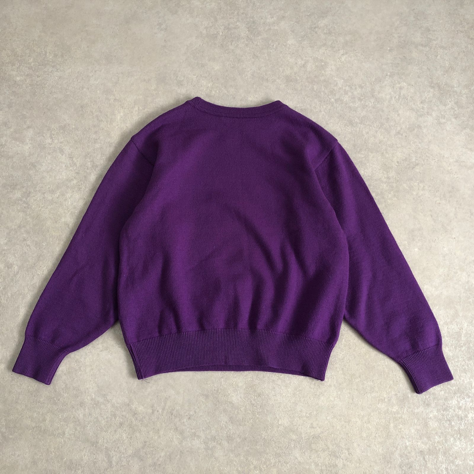 Christian Dior ヴィンテージ ロゴ刺繍 ウール ニット セーター