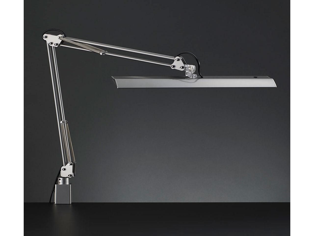 山田照明 Z-LIGHT LEDデスクライト シルバー 直下照度3242Lx 7段階調光機能付き Z-208LEDSL 山田照明 Z-LIGHT LEDデスクライト シルバー 調光調色モデル Z-S7000SL