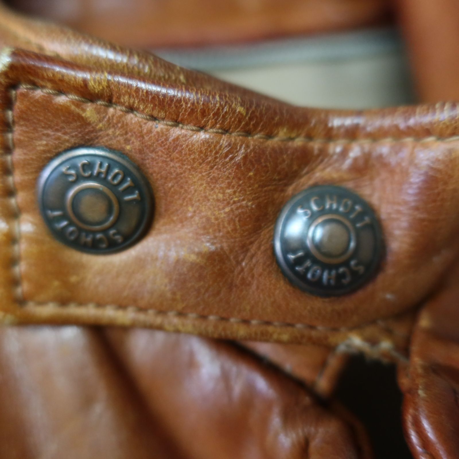 70s Vintage US古着☆Schott ショット レザー シングル